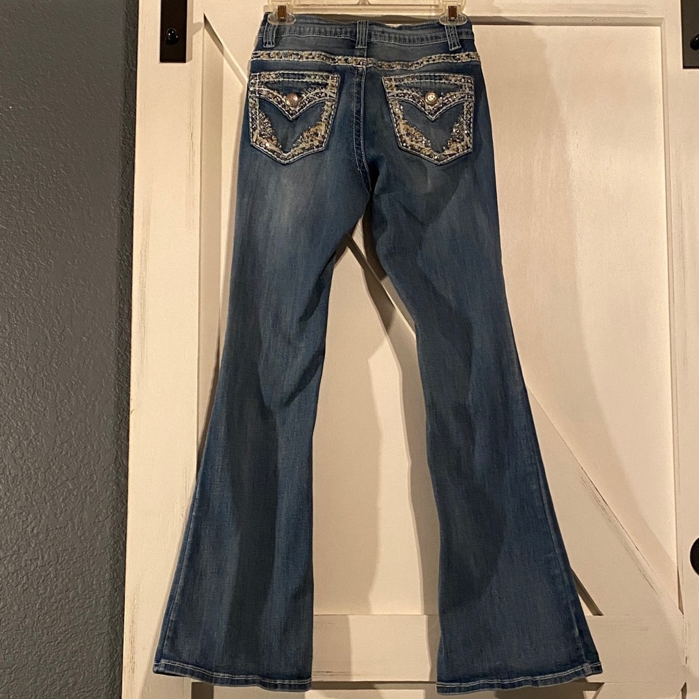 Medium Blue Flared Women's Jeans